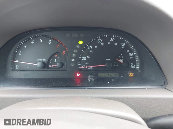 2004 Toyota Camry LE with VIN 4T1BE30KX4U327013, listed as a IAAI auction lot 41987105 with 241,236 mi miles. Bid and sale history available at carsss.com. Image 7.