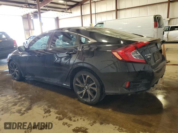 2019 Honda Civic Sport with VIN 2HGFC2F88KH514138, listed as a Copart auction lot 54598535 with 122,198 mi miles and Salvage title. Bid and sale history available at DreamBid. Image 2.