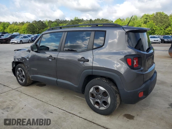 2017 Jeep Renegade Sport with VIN ZACCJAAB4HPF58195, listed as a Copart auction lot 52794245 with 94,194 mi miles and Salvage title. Bid and sale history available at DreamBid. Image 2.
