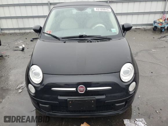2013 FIAT 500 Pop с VIN 3C3CFFDR5DT686315, выставлен на аукционе Copart как лот 43109845 с пробегом Не указан миль и Списание • Salvage title. История ставок и продаж доступна на DreamBid. Изображение 5.