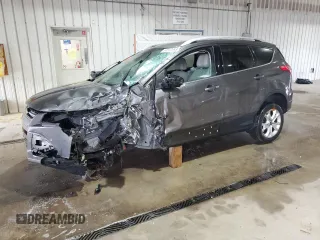 2015 Ford Escape Titanium with VIN 1FMCU9J93FUC86300, listed as a Copart auction lot 60852895 with 156,296 mi miles and Salvage title. Bid and sale history available at DreamBid. Image 1.
