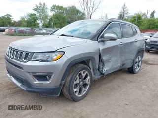 2018 Jeep Compass Limited with VIN 3C4NJDCB9JT267021, listed as a IAAI auction lot 42270830 with 82,437 mi miles and . Bid and sale history available at DreamBid. Image 2.