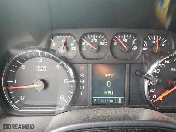 2017 Chevrolet Silverado 1500 Custom with VIN 1GCVKPEH5HZ236948, listed as a Copart auction lot 49219825 with 62,739 mi miles and Clean Title. Bid and sale history available at carsss.com. Image 9.