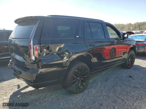 2024 Cadillac Escalade 4WD Sport Platinum with VIN 1GYS4GKL4RR248624, listed as a Copart auction lot 75739104 with 0 mi miles and Salvage Title. Bid and sale history available at carsss.com. Image 3.