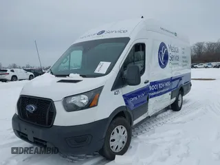 2021 Ford Transit Cargo with VIN 1FTBW3X80MKA98459, listed as a IAAI auction lot 41236413 with 86,778 mi miles. Bid and sale history available at carsss.com. Image 17.