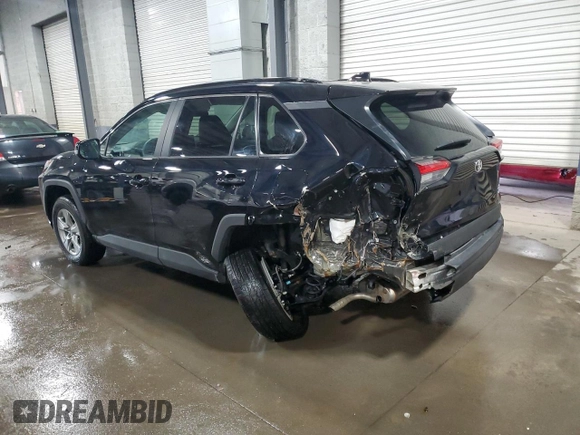 2024 Toyota RAV4 XLE with VIN 2T3P1RFV7RW455682, listed as a Copart auction lot 48234455 with 25,953 mi miles and Salvage Title. Bid and sale history available at DreamBid. Image 2.