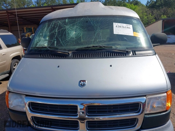 2002 Dodge Cargo Conversion with VIN 2B6HB11Y92K125396, listed as a IAAI auction lot 42036186 with 96,663 mi miles. Bid and sale history available at carsss.com. Image 6.