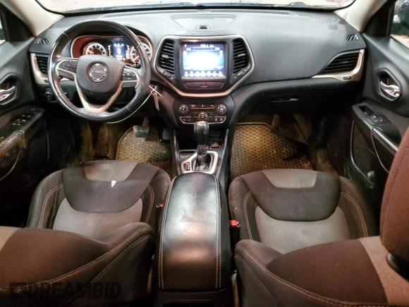 2014 Jeep Cherokee Latitude with VIN 1C4PJLCB6EW275094, listed as a Copart auction lot 45627785 with 169,391 mi miles and Salvage Title. Bid and sale history available at carsss.com. Image 8.