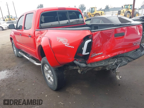 2008 Toyota Tacoma PreRunner with VIN 3TMJU62N98M059769, listed as a IAAI auction lot 41368969 with 213,604 mi miles. Bid and sale history available at carsss.com. Image 3.