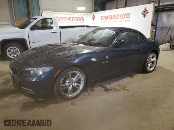 2009 BMW Z4 sDrive30i with VIN WBALM53559E160782, listed as a Copart auction lot 84019154 with 46,228 mi miles and Salvage Title. Bid and sale history available at carsss.com. Image 1.
