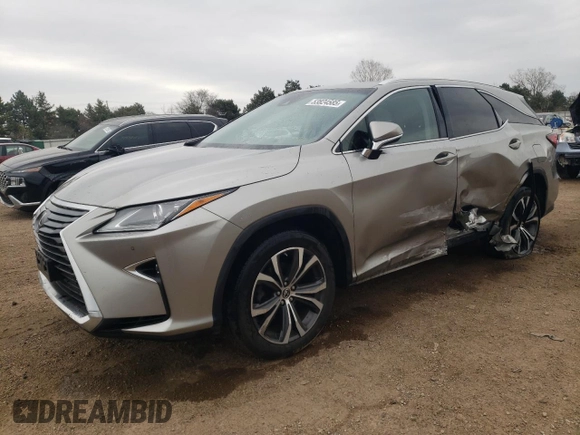 2018 Lexus RX 350L Premium with VIN JTJDZKCA7J2007053, listed as a Copart auction lot 53824585 with 100,725 mi miles and Salvage Title. Bid and sale history available at DreamBid. Image 1.