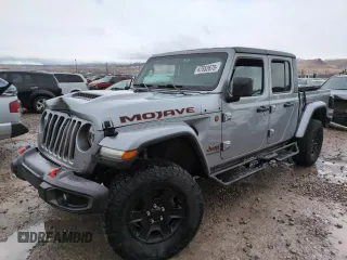 2021 Jeep Gladiator Mojave z VIN 1C6JJTEG4ML537846, wystawiony jako Copart lot #47552675 z przebiegiem 45 681 mil mil oraz Czysty tytuł • Clean title. Historia ofert i sprzedaży dostępna na DreamBid. Obrazek 1.