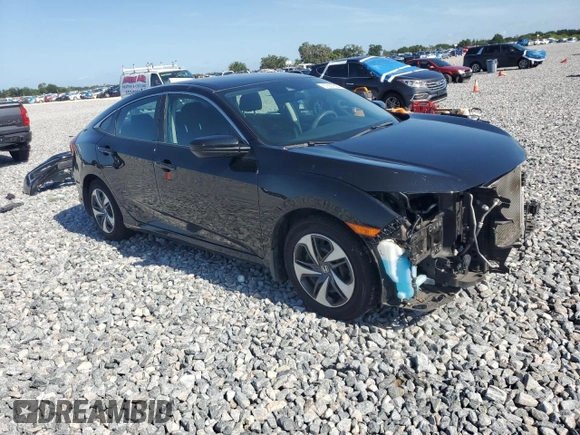 2020 Honda Civic LX z VIN 2HGFC2F65LH551146, wystawiony jako Copart lot #57307625 z przebiegiem 50 725 mil mil oraz Szkoda całkowita • Salvage title. Historia ofert i sprzedaży dostępna na DreamBid. Obrazek 4.