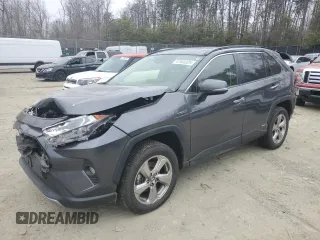 2020 Toyota RAV4 Hybrid Limited with VIN JTMDWRFV4LD545591, listed as a Copart auction lot 47550325 with 117,465 mi miles and Salvage Title. Bid and sale history available at carsss.com. Image 1.