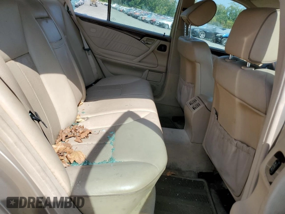 2001 Mercedes-Benz E-Class with VIN WDBJF65J71B362578, listed as a Copart auction lot 72223814 with 0 mi miles and Clean Title. Bid and sale history available at carsss.com. Image 10.