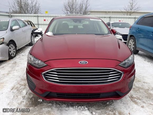 2019 Ford Fusion Hybrid SE with VIN 3FA6P0LU8KR257632, listed as a Copart auction lot 87262564 with 92,765 mi miles and Salvage Title. Bid and sale history available at carsss.com. Image 5.