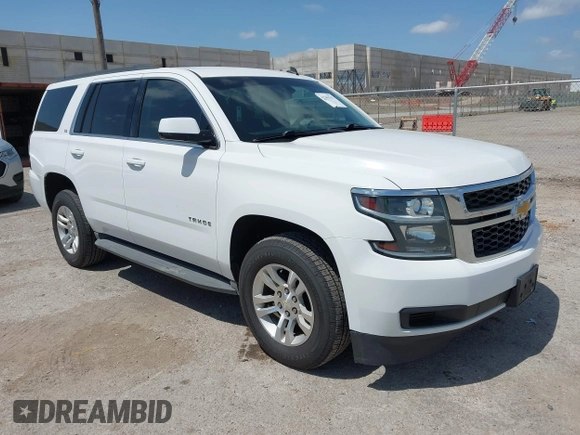 2015 Chevrolet Tahoe LS z VIN 1GNSCAKC6FR239156, wystawiony jako IAAI lot #42545513 z przebiegiem 117 863 mil mil oraz . Historia ofert i sprzedaży dostępna na DreamBid. Obrazek 1.