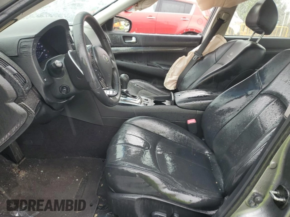 2012 Infiniti G37 x with VIN JN1CV6AR2CM680143, listed as a Copart auction lot 52567945 with 136,905 mi miles and Salvage Title. Bid and sale history available at DreamBid. Image 7.