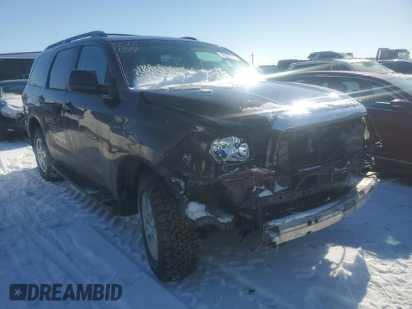 2013 Toyota Sequoia SR5 with VIN 5TDBW5G12DS078026, listed as a Copart auction lot 42628715 with 102,444 mi miles and Salvage Title. Bid and sale history available at carsss.com. Image 4.
