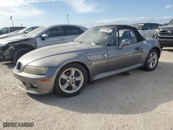 2002 BMW Z3 2.5i with VIN 4USCN33422LK51029, listed as a Copart auction lot 74471984 with 0 mi miles and Non Repairable. Bid and sale history available at carsss.com. Image 1.