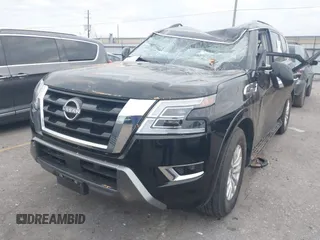 2023 Nissan Armada SV with VIN JN8AY2AC9P9183796, listed as a IAAI auction lot 41235807 with Not Provided miles. Bid and sale history available at carsss.com. Image 2.