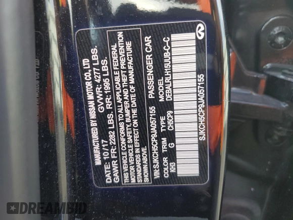 2018 Infiniti QX30 Premium with VIN SJKCH5CP9JA057155, listed as a Copart auction lot 84965074 with 91,679 mi miles and Salvage title. Bid and sale history available at DreamBid. Image 13.