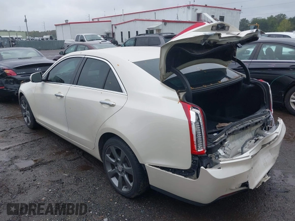 2014 Cadillac ATS Luxury AWD z VIN 1G6AH5RX1E0147092, wystawiony jako IAAI lot #40321476 z przebiegiem 115 224 mil mil oraz . Historia ofert i sprzedaży dostępna na DreamBid. Obrazek 3.