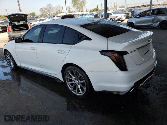 2020 Cadillac CT5 Sport with VIN 1G6DP5RK9L0128940, listed as a Copart auction lot 54316775 with 51,011 mi miles and Salvage title. Bid and sale history available at DreamBid. Image 2.