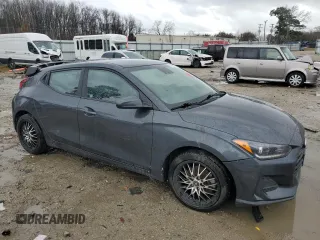 2019 Hyundai Veloster 2.0 with VIN KMHTG6AF3KU018000, listed as a Copart auction lot 81749623 with 101,165 mi miles. Bid and sale history available at carsss.com. Image 4.