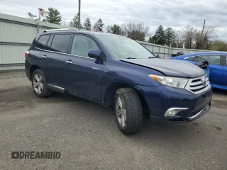 2012 Toyota Highlander Limited with VIN 5TDDK3EH4CS161514, listed as a Copart auction lot 51595545 with 162,068 mi miles and Salvage Title. Bid and sale history available at carsss.com. Image 4.