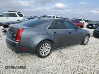 2010 Cadillac CTS Luxury with VIN 1G6DE5EG7A0124096, listed as a Copart auction lot 43577815 with 112,056 mi miles and Salvage Title. Bid and sale history available at carsss.com. Image 3.