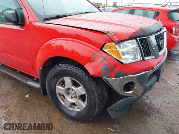 2005 Nissan Frontier LE with VIN 1N6AD06W55C433921, listed as a IAAI auction lot 42263626 with 107,404 mi miles and . Bid and sale history available at DreamBid. Image 6.