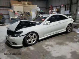 2007 Mercedes-Benz CL-Class 5.5L V8 with VIN WDDEJ71X67A007326, listed as a Copart auction lot 44378665 with 0 mi miles and Salvage Title. Bid and sale history available at carsss.com. Image 1.