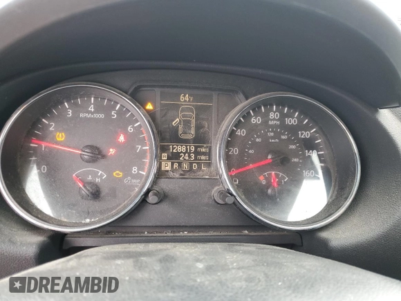2013 Nissan Rogue S with VIN JN8AS5MT3DW008892, listed as a Copart auction lot 51486825 with 128,819 mi miles and Salvage Title. Bid and sale history available at carsss.com. Image 9.