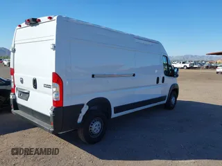 2024 Ram ProMaster Cargo Tradesman with VIN 3C6LRVDG6RE128925, listed as a IAAI auction lot 42099945 with 10,474 mi miles and . Bid and sale history available at DreamBid. Image 4.