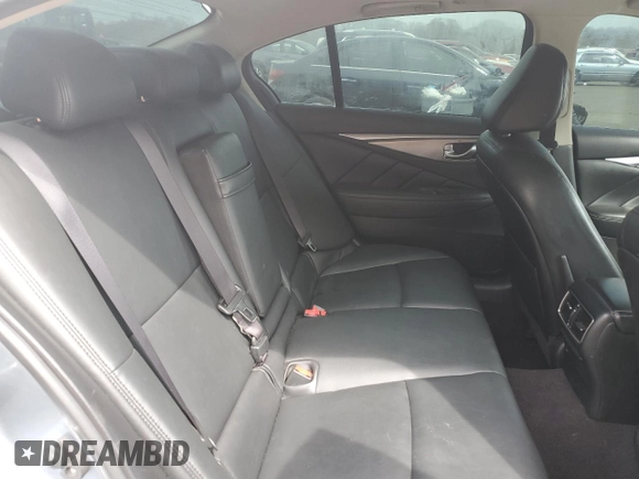 2015 Infiniti Q50 Premium with VIN JN1BV7AR6FM415683, listed as a Copart auction lot 54674435 with 167,553 mi miles and Salvage Title. Bid and sale history available at DreamBid. Image 10.