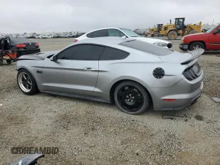 2022 Ford Mustang GT with VIN 1FA6P8CF9N5100621, listed as a Copart auction lot 57861795 with 51,683 mi miles and Salvage title. Bid and sale history available at DreamBid. Image 2.