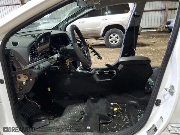 2018 Hyundai Elantra SEL with VIN 5NPD84LFXJH241019, listed as a Copart auction lot 41854905 with 0 mi miles and Salvage Title. Bid and sale history available at carsss.com. Image 7.