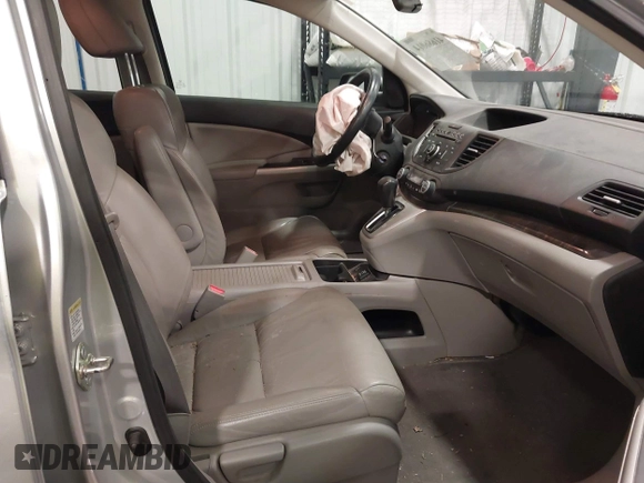2013 Honda CR-V EX-L with VIN 2HKRM3H71DH524250, listed as a IAAI auction lot 41686014 with 86,794 mi miles and . Bid and sale history available at DreamBid. Image 5.