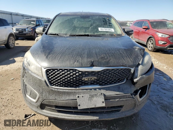 2016 Kia Sorento LX with VIN 5XYPG4A37GG043586, listed as a Copart auction lot 46790385 with 184,870 mi miles and Salvage Title. Bid and sale history available at carsss.com. Image 5.