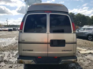2002 Chevrolet Express with VIN 1GBFG15R521239354, listed as a Copart auction lot 72501904 with 192,094 mi miles and Salvage Title. Bid and sale history available at carsss.com. Image 6.