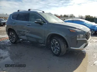 2021 Hyundai Santa Fe Calligraphy with VIN 5NMS5DAL5MH368500, listed as a Copart auction lot 42534255 with 106,945 mi miles and Salvage title. Bid and sale history available at DreamBid. Image 4.
