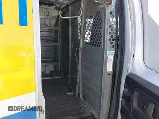 2020 Chevrolet Express Cargo Van with VIN 1GCWGAFP1L1193855, listed as a IAAI auction lot 40847904 with 76,462 mi miles. Bid and sale history available at carsss.com. Image 8.
