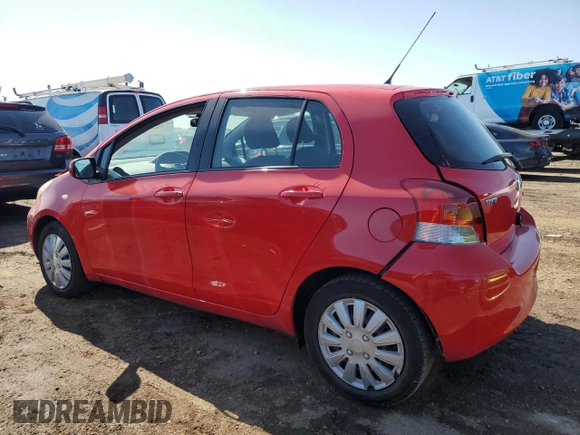 2009 Toyota Yaris with VIN JTDKT903095246576, listed as a Copart auction lot 52150915 with 90,276 mi miles and Salvage Title. Bid and sale history available at DreamBid. Image 2.