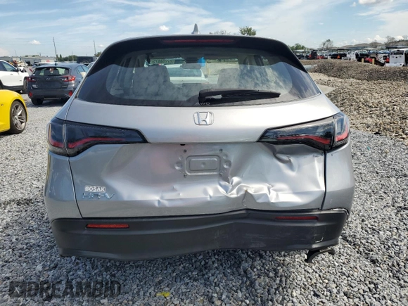 2023 Honda HR-V LX with VIN 3CZRZ2H34PM749084, listed as a Copart auction lot 62288875 with 14,863 mi miles and Salvage title. Bid and sale history available at DreamBid. Image 6.