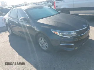 2017 Kia Optima LX with VIN 5XXGT4L30HG152700, listed as a IAAI auction lot 41826259 with 143,438 mi miles. Bid and sale history available at carsss.com. Image 1.
