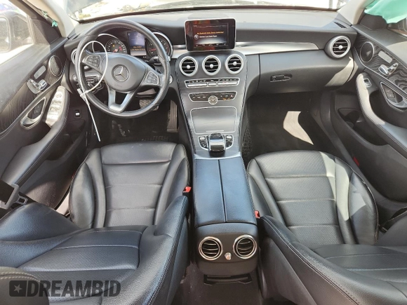 2016 Mercedes-Benz C 300 Luxury with VIN 55SWF4KB3GU133991, listed as a Copart auction lot 60081445 with 86,734 mi miles and Salvage title. Bid and sale history available at DreamBid. Image 8.