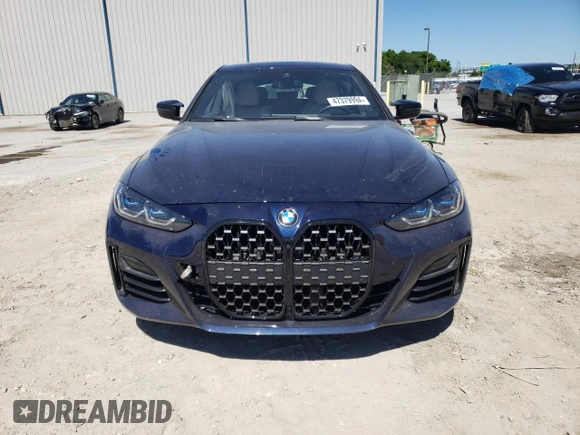 2024 BMW 4 Series M440i with VIN WBA63AW08RFP74812, listed as a Copart auction lot 47379994 with 12,719 mi miles and Non Repairable. Bid and sale history available at DreamBid. Image 5.