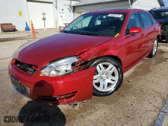 2015 Chevrolet Impala LT with VIN 2G1WB5E39F1134077, listed as a Copart auction lot 49036125 with 182,726 mi miles and Salvage Title. Bid and sale history available at DreamBid. Image 1.
