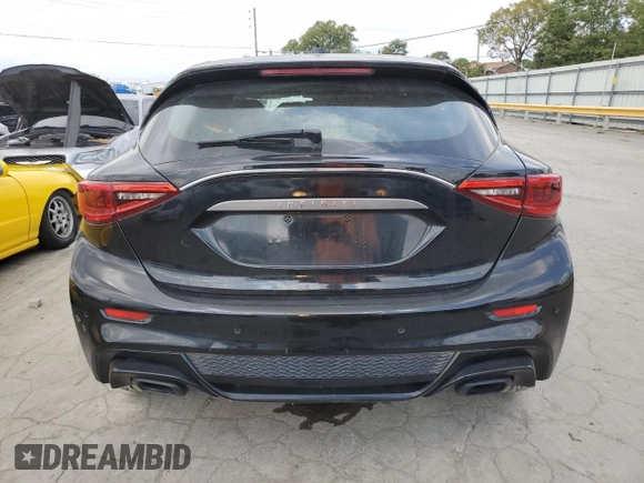 2018 Infiniti QX30 ESSENTIAL with VIN SJKCH5CP8JA060970, listed as a Copart auction lot 66625053 with 0 mi miles and Salvage Title. Bid and sale history available at carsss.com. Image 6.